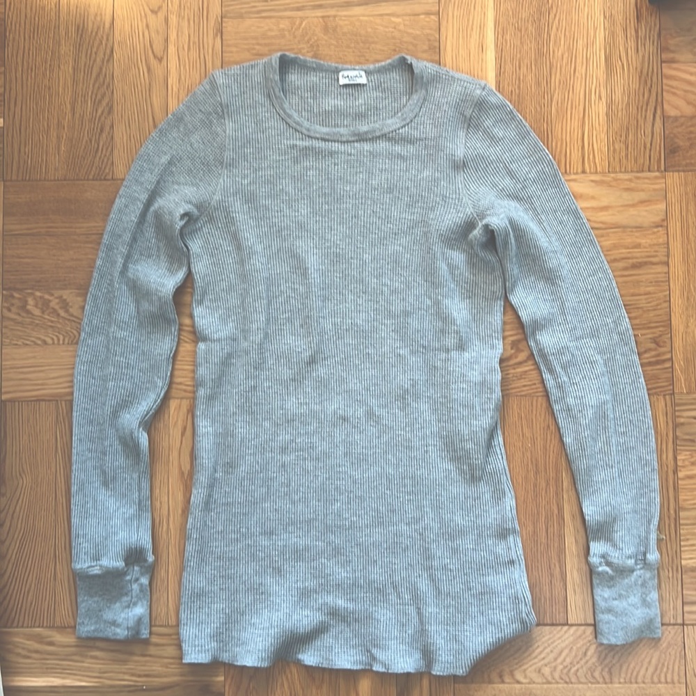 Splendid Waffle Long Sleeve Shirt